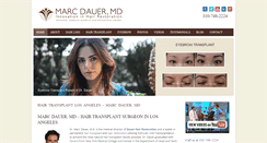 Desktop Screenshot of mdnewhair.com