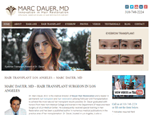 Tablet Screenshot of mdnewhair.com
